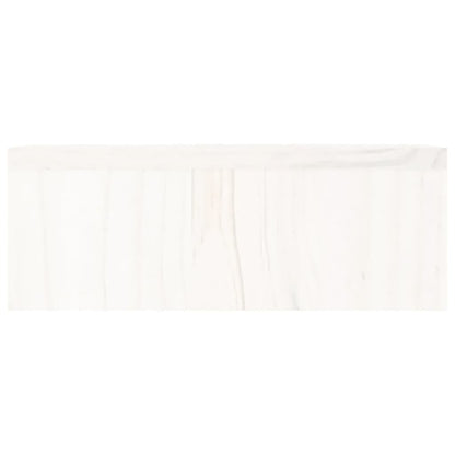 Monitor Stand White 50x27x10 cm Solid Wood Pine