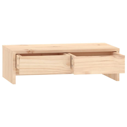 Monitor Stand 50x27x15 cm Solid Wood Pine
