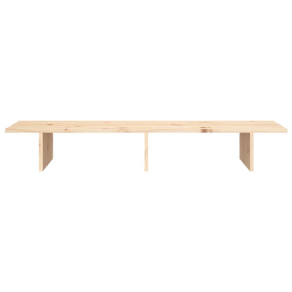 Monitor Stand 100x27x15 cm Solid Wood Pine