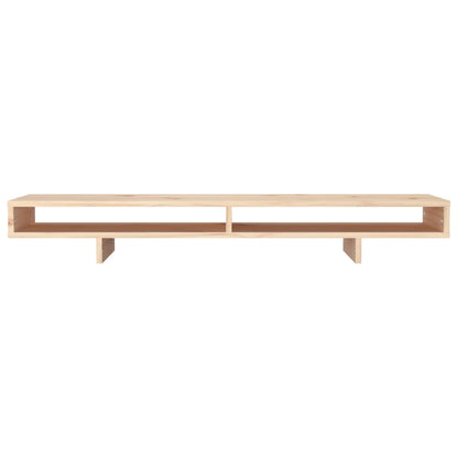 Monitor Stand 100x27x14 cm Solid Wood Pine