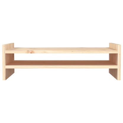 Monitor Stand 50x27x15 cm Solid Wood Pine