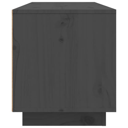 TV Cabinet Grey 80x35x40.5 cm Solid Wood Pine