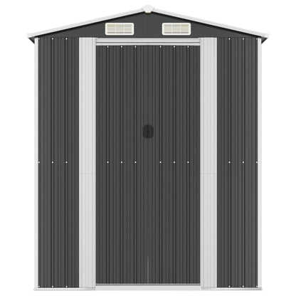 Garden Shed Anthracite 192x772x223 cm Galvanised Steel