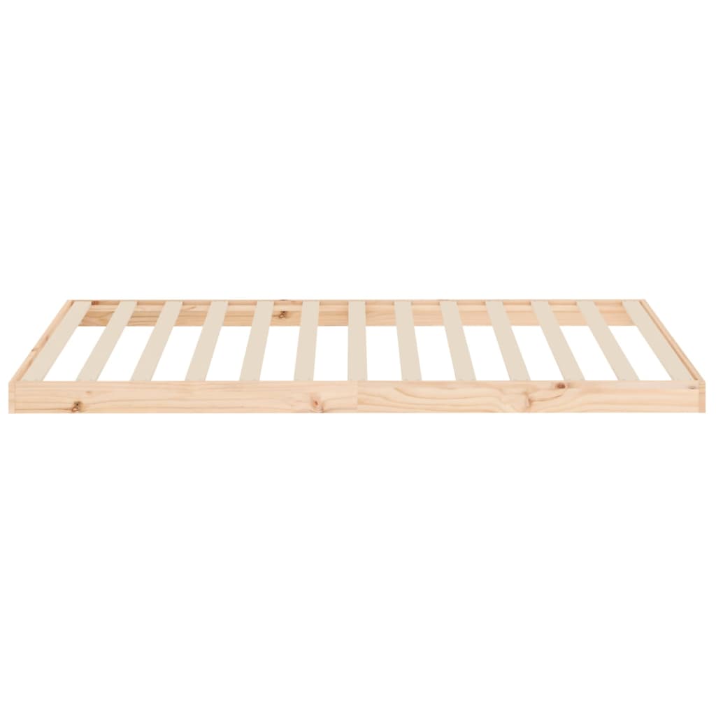 Bed Frame without Mattress 100x200 cm Solid Wood Pine
