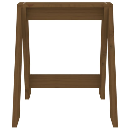 Stools 2 pcs Honey Brown 40x40x45 cm Solid Wood Pine