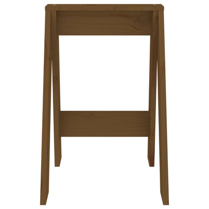 Stools 2 pcs Honey Brown 40x40x60 cm Solid Wood Pine