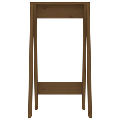 Stools 2 pcs Honey Brown 40x40x75 cm Solid Wood Pine