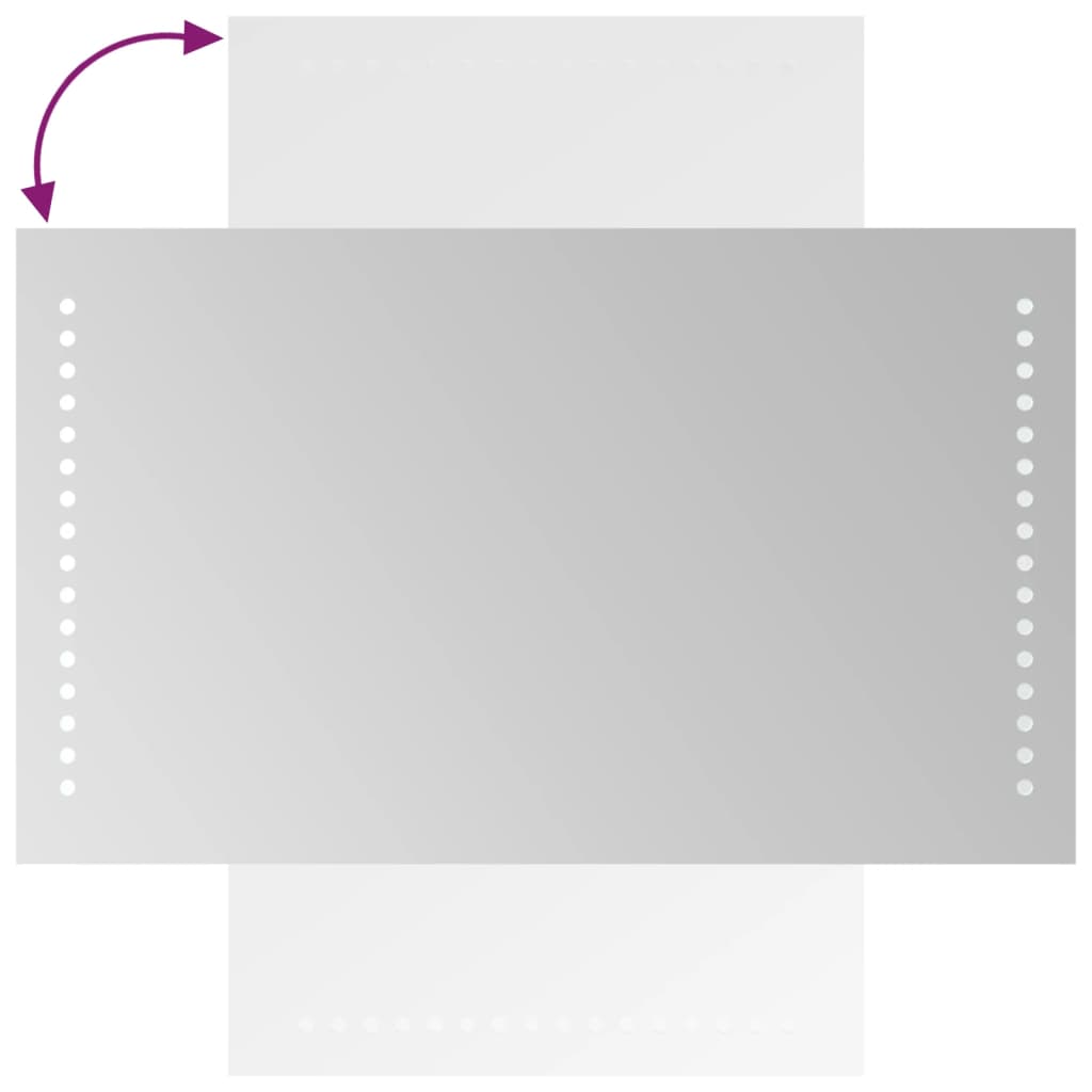 LED Bathroom Mirror 30x50 cm