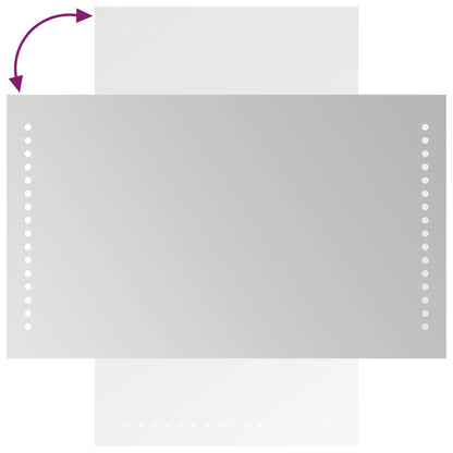 LED Bathroom Mirror 30x50 cm