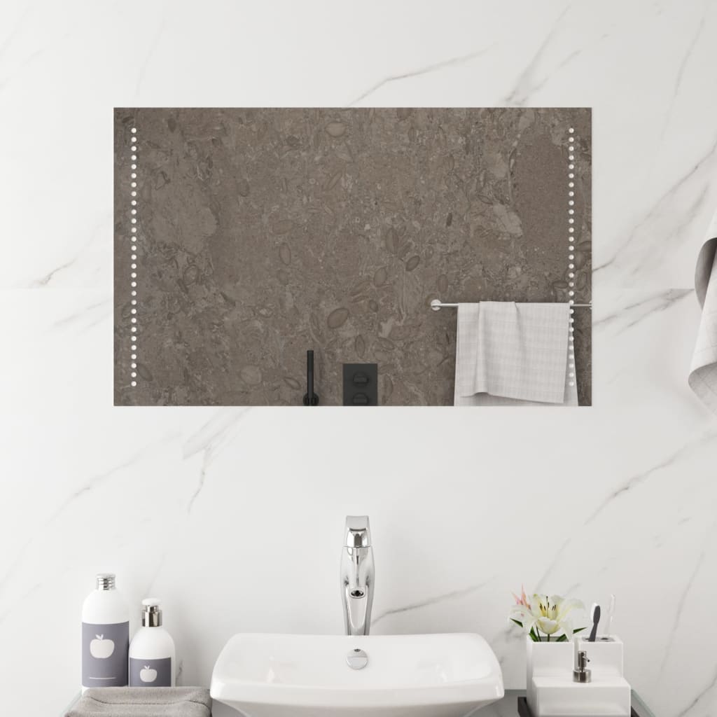 LED Bathroom Mirror 50x80 cm