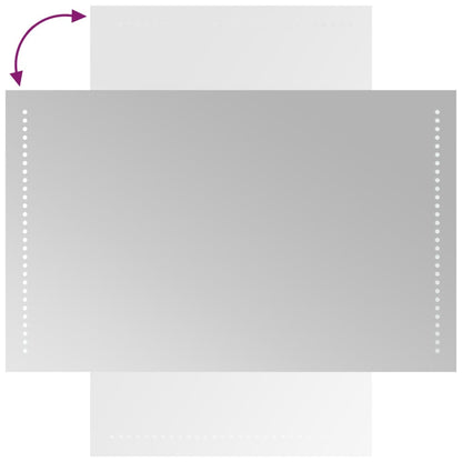 LED Bathroom Mirror 50x80 cm