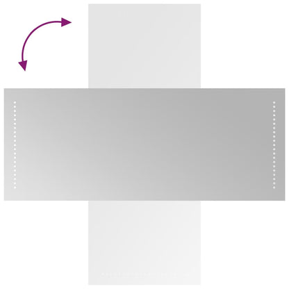 LED Bathroom Mirror 40x100 cm