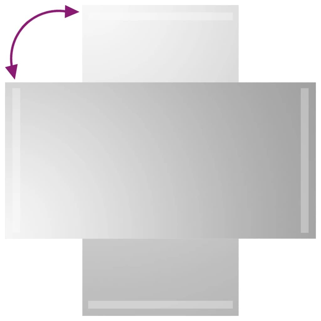 LED Bathroom Mirror 40x80 cm