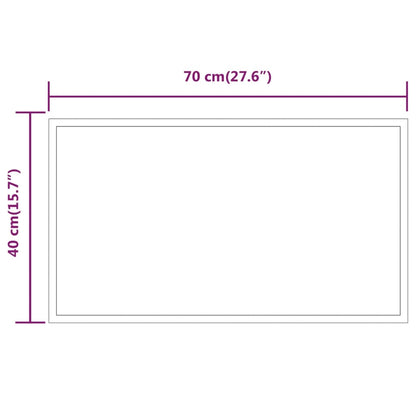 LED Bathroom Mirror 40x70 cm