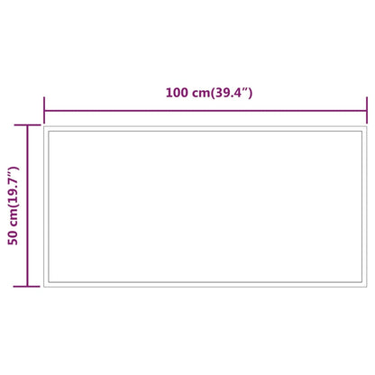 LED Bathroom Mirror 50x100 cm