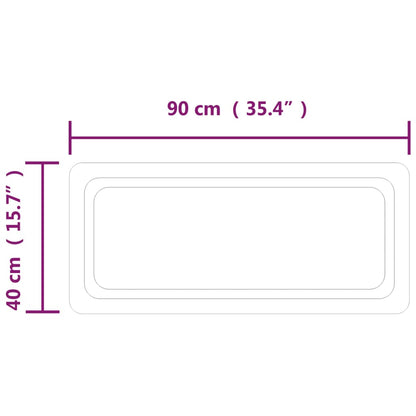 LED Bathroom Mirror 40x90 cm
