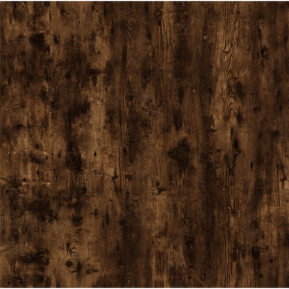 Bedside Table Smoked Oak 41x40x36 cm Engineered Wood
