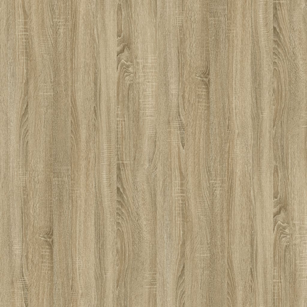 Desk Sonoma Oak 100x49x75 cm Engineered Wood