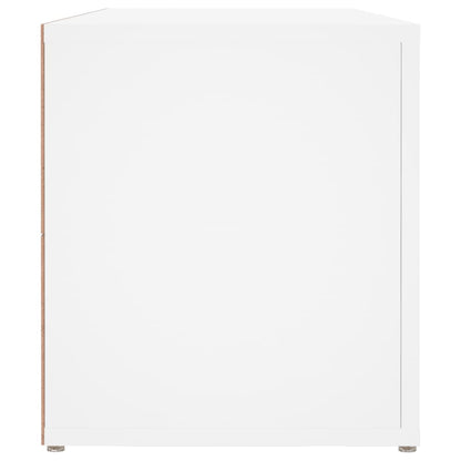 TV Cabinet White 100x31.5x35 cm Engineered Wood