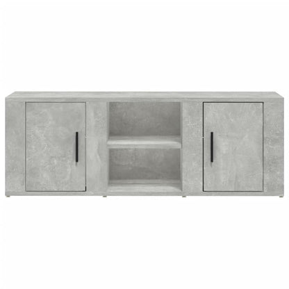 TV Cabinet Concrete Grey 100x31.5x35 cm Engineered Wood