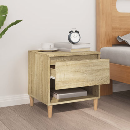 Bedside Table Sonoma Oak 50x46x50 Engineered Wood