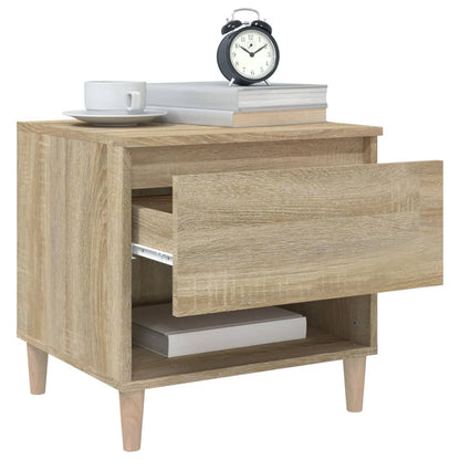 Bedside Table Sonoma Oak 50x46x50 Engineered Wood