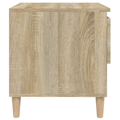 Bedside Table Sonoma Oak 50x46x50 Engineered Wood