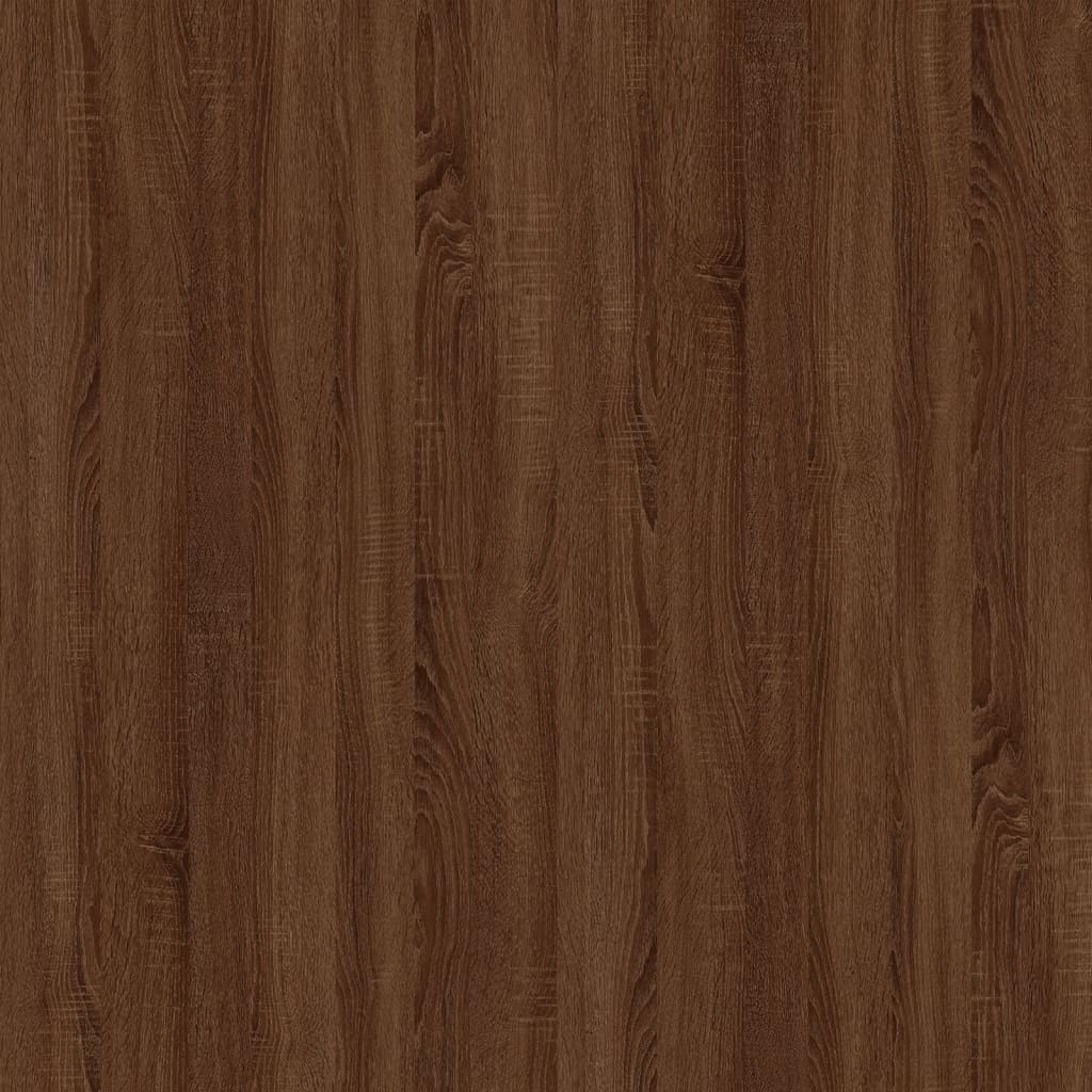 Bedside Tables 2 pcs Brown Oak 50x46x50 Engineered Wood