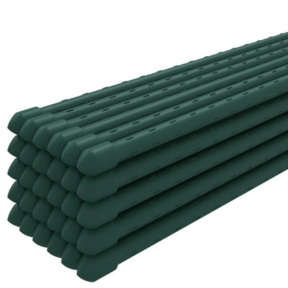 Garden Plant Stakes 30 pcs Green 60 cm Steel