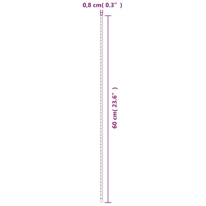 Garden Plant Stakes 30 pcs Green 60 cm Steel