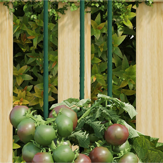 Garden Plant Stakes 30 pcs Green 60 cm Steel