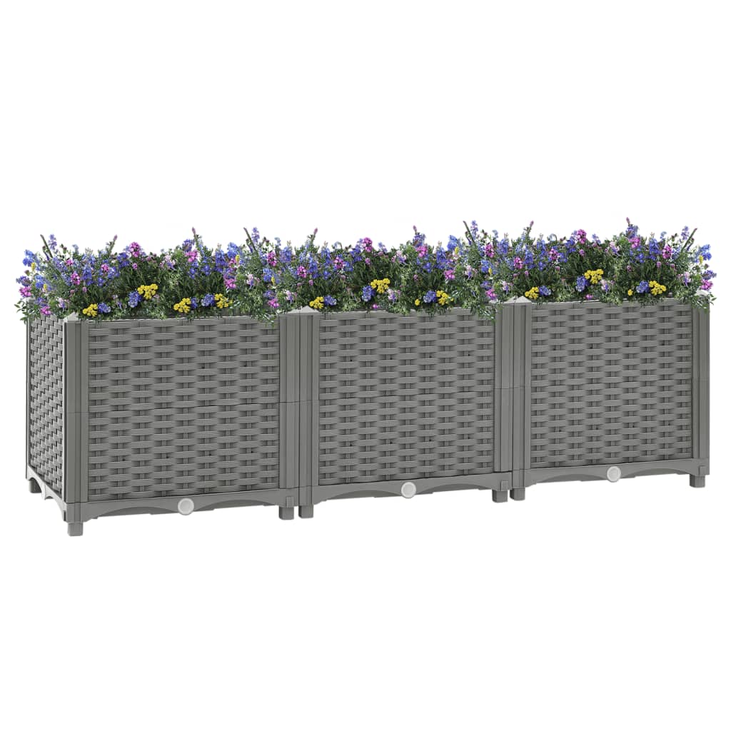 Raised Bed 120x40x38 cm Polypropylene