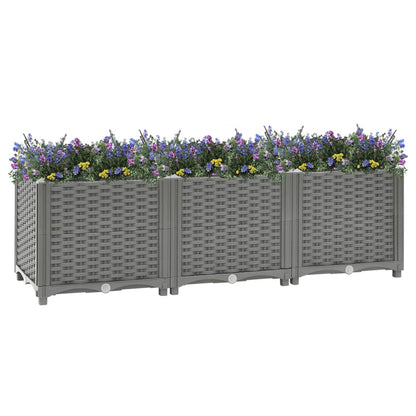 Raised Bed 120x40x38 cm Polypropylene