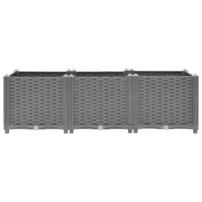 Raised Bed 120x40x38 cm Polypropylene