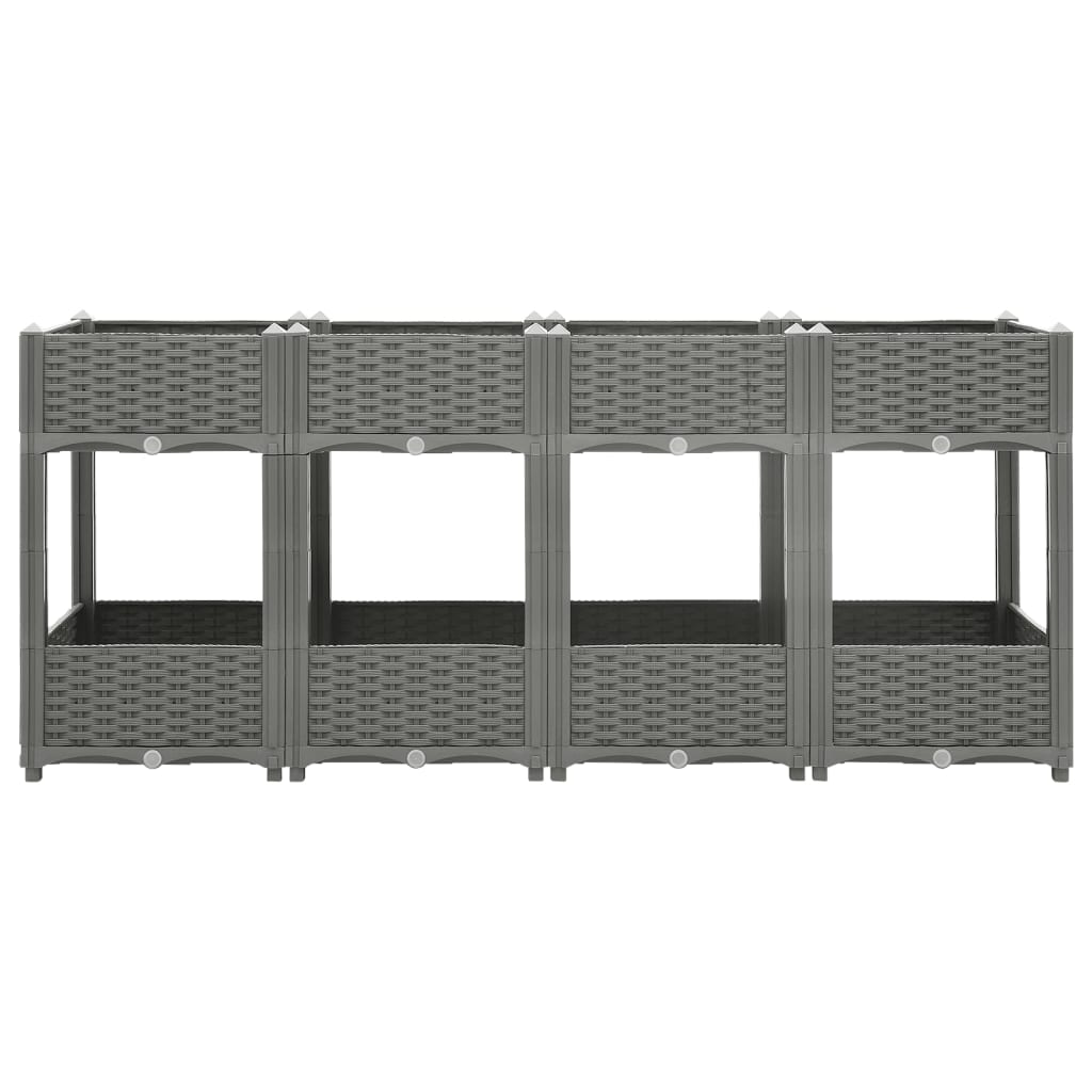 Raised Bed 160x40x71 cm Polypropylene