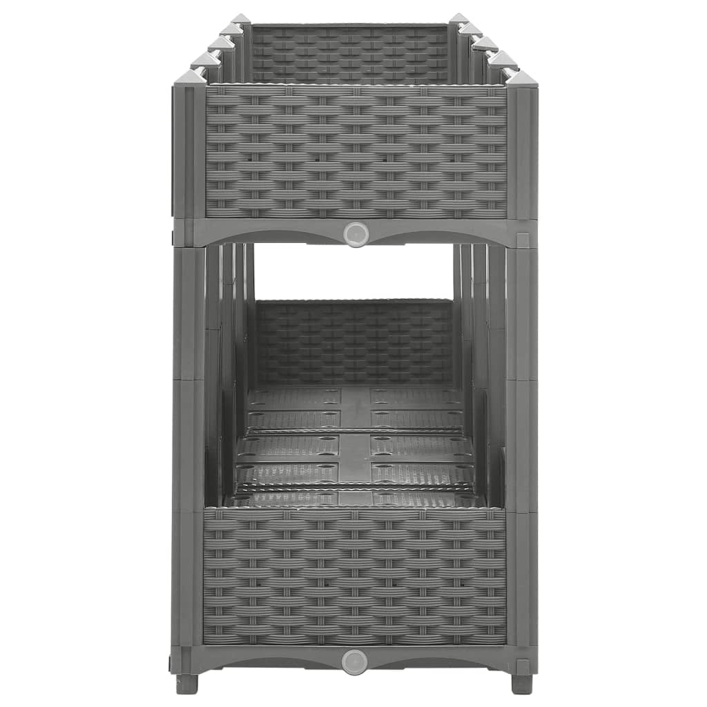 Raised Bed 160x40x71 cm Polypropylene