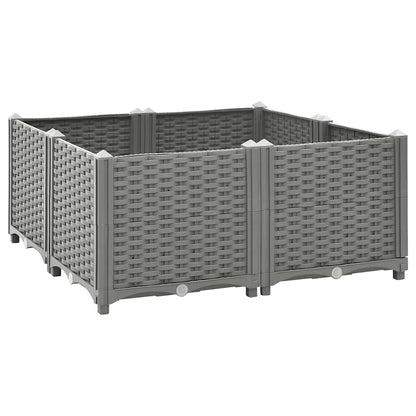 Raised Bed 80x80x38 cm Polypropylene