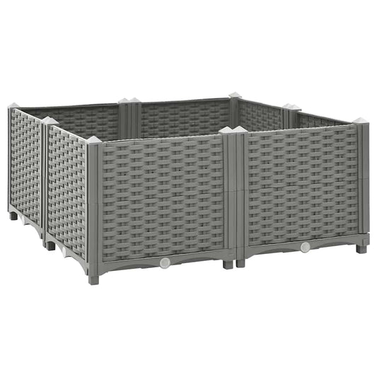 Raised Bed 80x80x38 cm Polypropylene