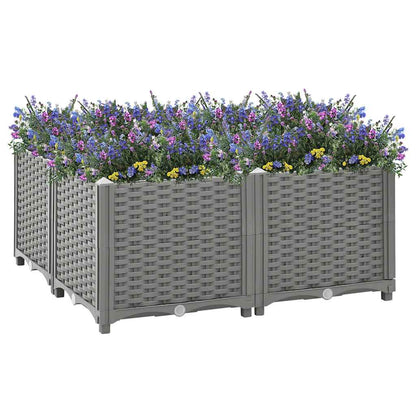 Raised Bed 80x80x38 cm Polypropylene