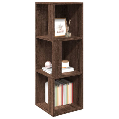 Corner Cabinet Brown Oak 33x33x100 cm Engineered Wood