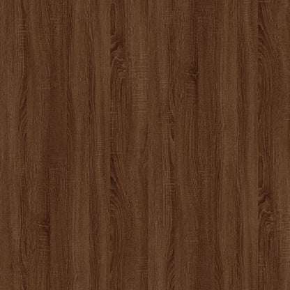 Oven Cabinet Lyon Brown Oak 60x46x81.5 cm Engineered Wood