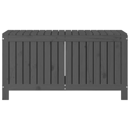 Garden Storage Box Grey 115x49x60 cm Solid Wood Pine