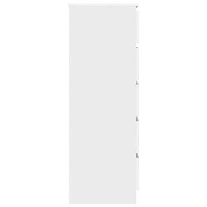 Drawer Cabinet White 60x36x103 cm Engineered Wood