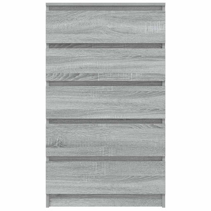 Drawer Cabinet Grey Sonoma 60x36x103 cm Engineered Wood