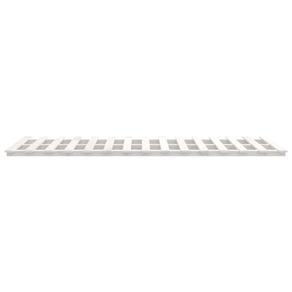Bed Frame without Mattress White 120x200 cm Solid Wood Pine