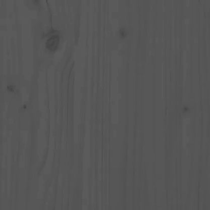 Bed Frame without Mattress Grey 120x200 cm Solid Wood Pine
