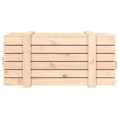 Storage Box 91x40.5x42 cm Solid Wood Pine