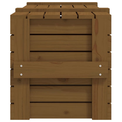 Storage Box Honey Brown 91x40.5x42 cm Solid Wood Pine
