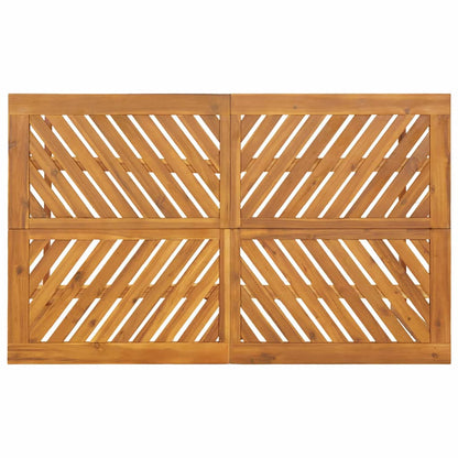 Garden Dining Set 5 pcs Brown 150 x 90 x 74 cm