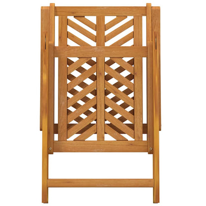 Garden Bistro Set Brown Solid acacia wood